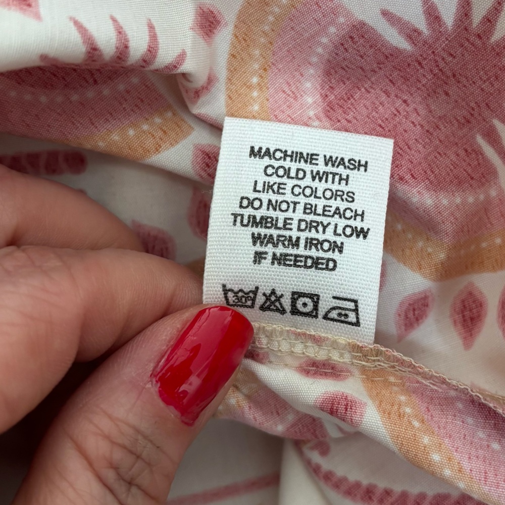 Tropical Print Cotton Blend Maxi Dress - Picture 6 of 11